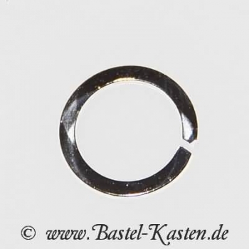 Kettenglied offen Ring glatt silberfarben ca. 18mm (1 Stück)