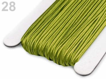 Soutache Band 510248 100% Viscose 3mm Spinach Green (1 Meter) 28