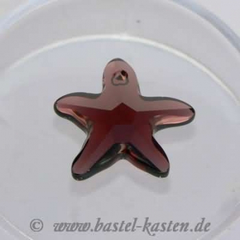 Swarovski Starfish-Pendant 6721 burgundy 16 mm (1 Stück)
