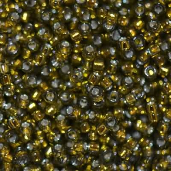 MR15-1421  Miyuki Rocailles Golden Olive TSLD 15/0  (10 Gramm)