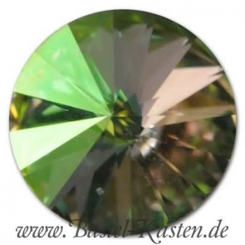 Swarovski 1122 Rivoli 8mm crystal luminous green (1 Stück)