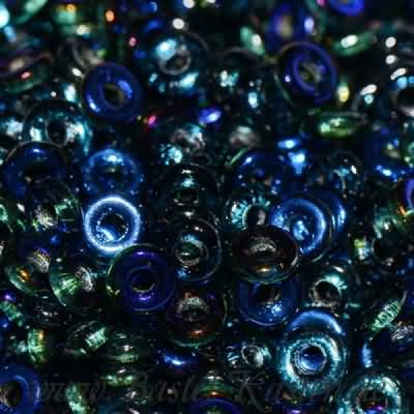 O-Beads 3,8mm x 1mm emerald azuro (5 Gramm)