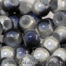 Miracle Beads grau-wei� 8 mm  (20 St�ck)