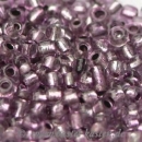 Rocailles 2mm amethyst silbereinzug (ca. 17gr)