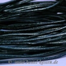 Lederband Meterware 3mm dick schwarz (1 Meter)