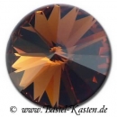 Swarovski 1122 Round Stone - Rivoli  12mm  smoked topaz (1 St�ck)