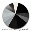 Swarovski 1122 Round Stone - Rivoli  12mm jet hematite  (1 St�ck)