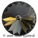 Swarovski 1122 Round Stone - Rivoli  12mm  black diamond (1 St�ck)