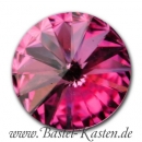 Swarovski 1122 Round Stone - Rivoli  12mm rose (1 St�ck)