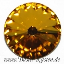 Swarovski 1122 Round Stone - Rivoli  12mm topaz (1 St�ck)