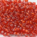 Rocailles 2mm rot silbereinzug (ca. 17gr)
