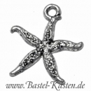 Anh�nger Seestern ca. 16 mm versilbert (1 St�ck)