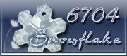 Swarovski Snowflake Pendant 6704