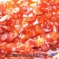 Preview: Millefiori-Chips auf Strang ca.19cm rot