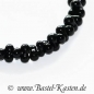 Preview: Farfalle-Beads 4 mm schwarz glänzend (ca. 18 g)