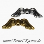 Preview: Metallzwischenteil  Flügel  ca. 21mm altgoldfarben (1 Stück)