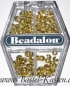 Preview: Crimp Cover Sortiment vergoldet  Beadalon (1 Box / 80 Teile)