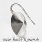 Preview: Ohrhänger mit Klebekessel für Swarovski-Elements 1122 14mm  Echt Silber (1 Paar)