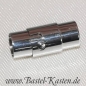 Preview: Edelstahl Magnetverschluss mit Bajonett zum Einkleben 17 x 8 mm (1 Stück)