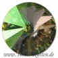 Preview: Swarovski 1122 Rivoli 14mm crystal luminus green (1 Stück)