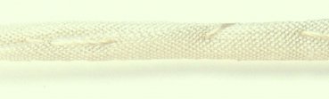 Habotai Seidenband  110cm  Durchmesser 3mm  weiß (1 Stück)