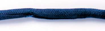 Habotai Seidenband  110cm  Durchmesser 3mm  dunkelblau (1 Stück)