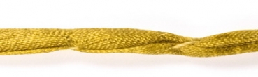 Habotai Seidenband  110cm  Durchmesser 3mm  hellgelb (1 Stück)