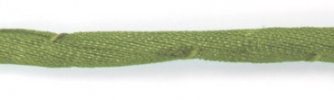 Habotai Seidenband  110cm  Durchmesser 3mm  jadegrün (1 Stück)