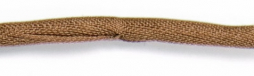 Habotai Seidenband  110cm  Durchmesser 3mm  braun (1 Stück)