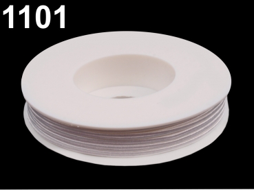 Soutache Band PEGA 500054 100% Viscose 3mm White (1 Meter) 1101