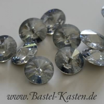 Preview: Swarovski 1122 Rivoli 8mm Crystal Blue Shade (1 Stück)