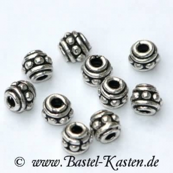 Zwischenperle Echtsilber  4 x 4 mm (1 Stück)