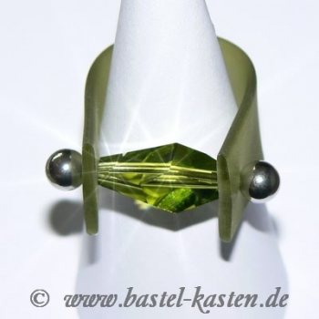 Preview: PVC-Band oliv 15mm (ca. 8cm)