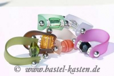 Preview: PVC-Band weinrot (dunkelfuchsia) 15mm (ca. 8cm)