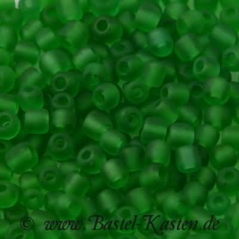 Rocailles ca. 3.5mm smaragdgrün matt (ca. 17gr)