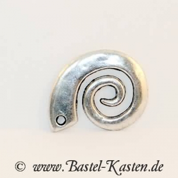 Metallanhänger Spirale altsilber (1 Stück)