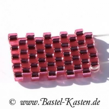 DB-1338  Delicas 1,7 mm x 1.35 SE pink ca. 7,5 Gramm