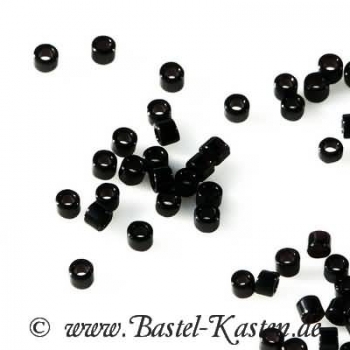 Preview: DB-0010 - Delicas 11/0  schwarz opak glänzend  ca. 7,5 Gramm