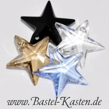 Preview: Swarovski Star Pendant 6714 20mm jet (1 Stück)