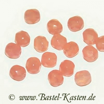 Feuerpolierte Perle 6mm rosa opal (20 Stück)