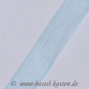 Organzaband 10 mm breit eisblau (1 Meter)