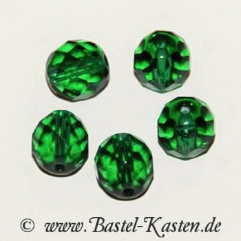 Feuerpolierte Perle 10mm emerald (5 Stück)