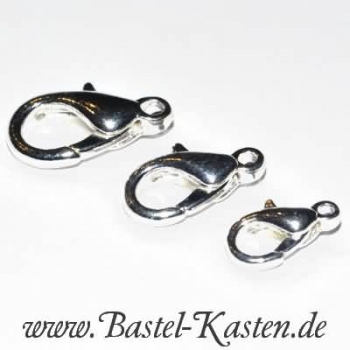 Preview: Karabiner-Schließe 10 mm silberfarben (1 Stück)