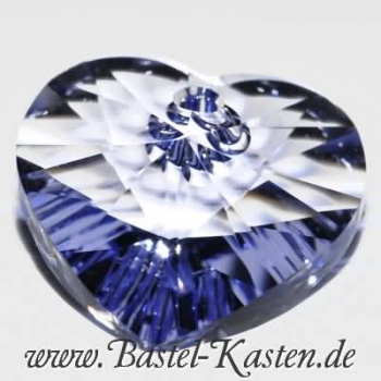 Preview: Swarovski Herz Pendant 6228 14,4mm x 14mm provence lavender (1 Stück)