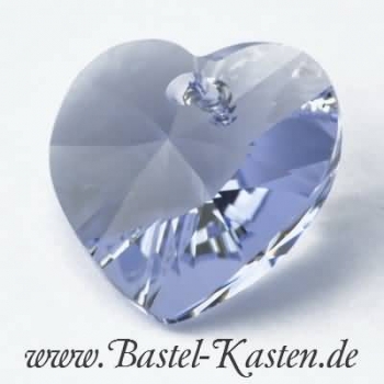 Preview: Swarovski Herz Pendant 6228 14,4mm x 14mm provence lavender (1 Stück)