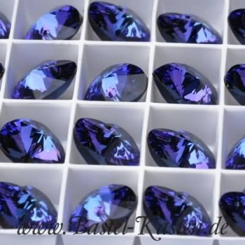 Preview: Swarovski Herz Pendant 6228 14,4mm x 14mm crystal heliotope (1 Stück)