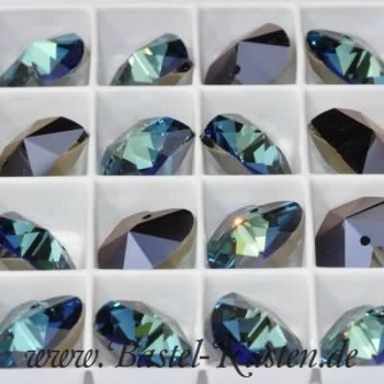 Swarovski Herz Pendant 6228 14,4mm x 14mm crystal bermuda blue (1 Stück)