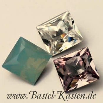 Preview: Swarovski Princess Square  4447 pacific opal 12mm (1 Stück)