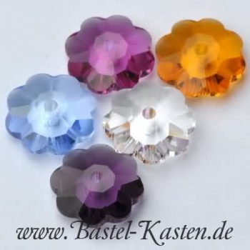 Preview: Swarovski  Sew on Stone 3700 Flower  8mm  light sapphire (1 Stück)