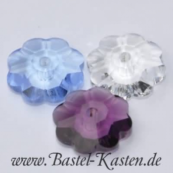 Preview: Swarovski  Sew on Stone 3700 Flower  8mm  light sapphire (1 Stück)